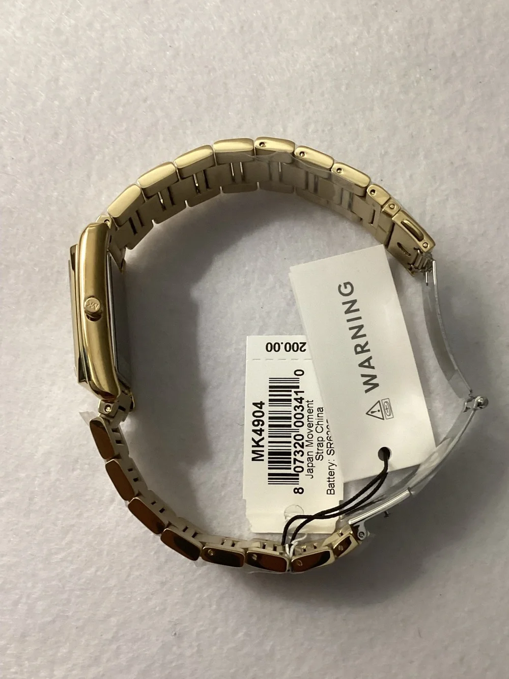 Michael Kors Essex Gold-Tone Stainless Steel Watch, 26x36mm